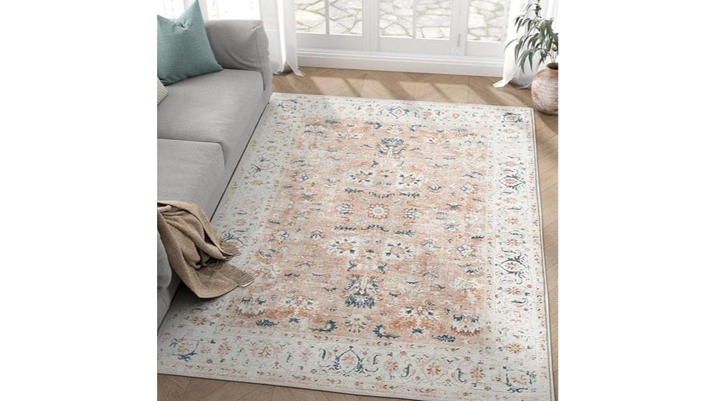 vintage boho floral rug
