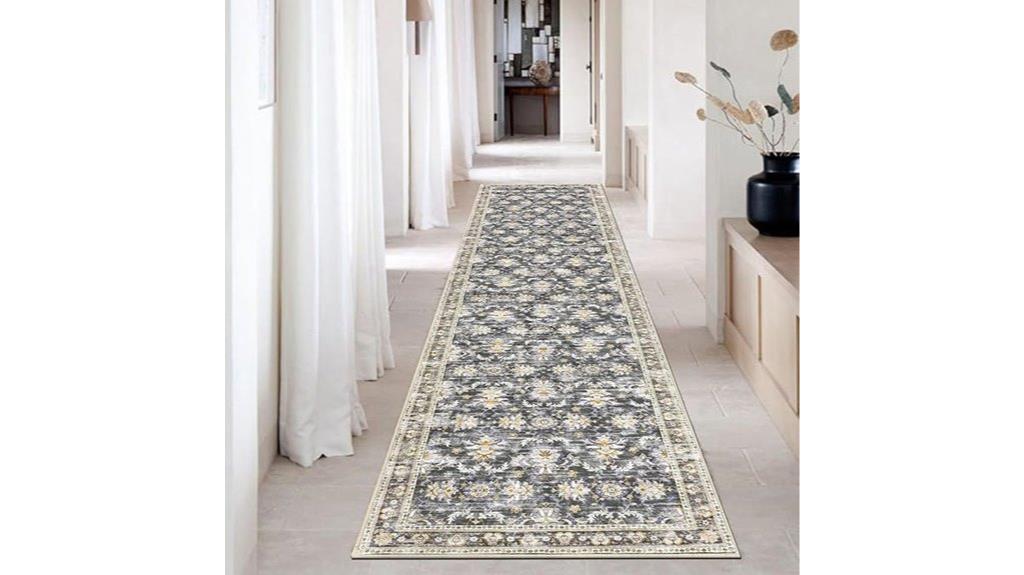vintage boho floral runner