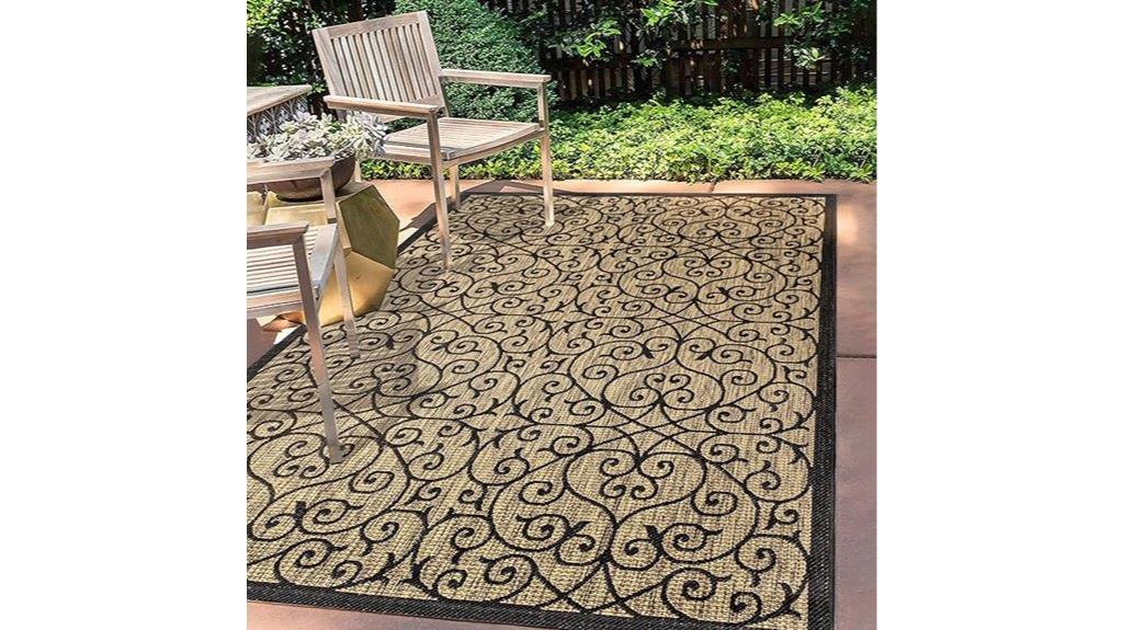 vintage filigree area rug