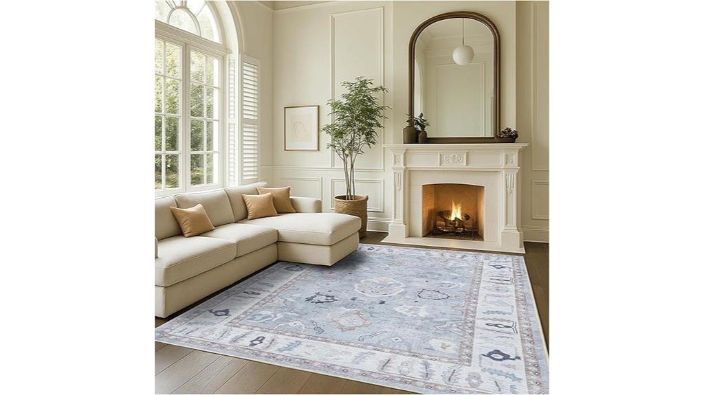 vintage gray oriental rug