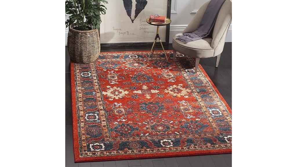 vintage hamadan accent rug