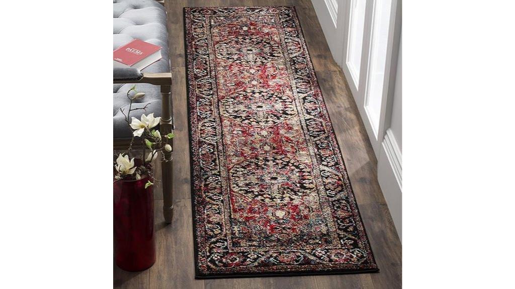 vintage hamadan runner rug