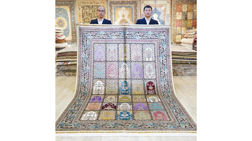 vintage hand knotted rug