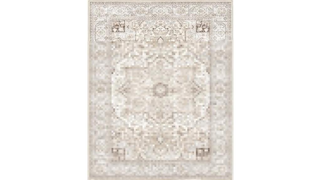 vintage non slip washable rug