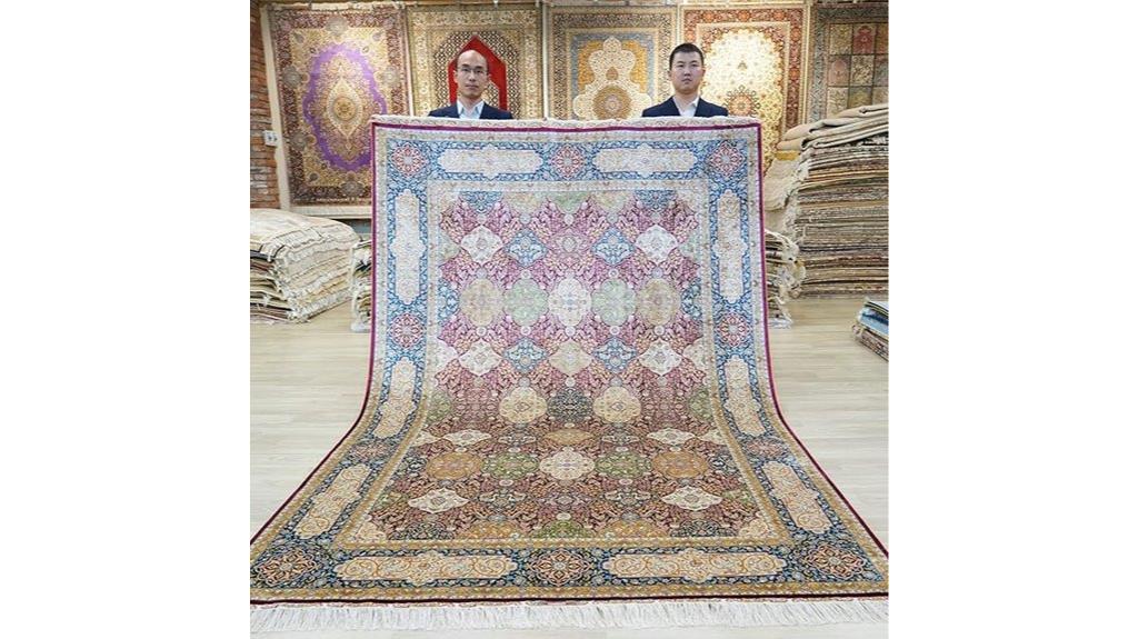 vintage oriental hand knotted rug