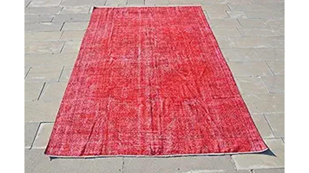 vintage overdyed rug