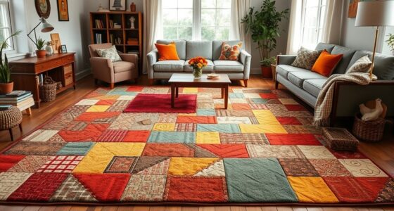 vintage patchwork rug sets
