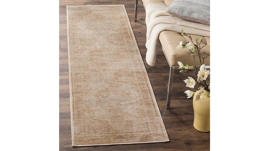 vintage runner rug pattern