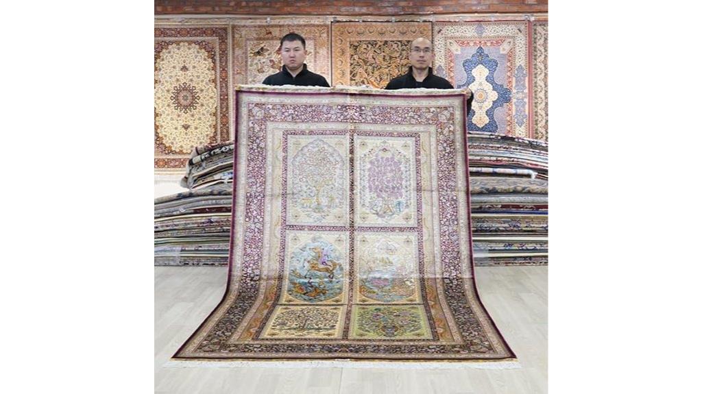 vintage silk area rug
