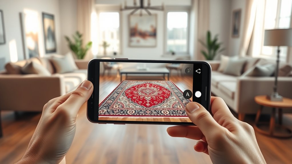 virtual rug fitting experience