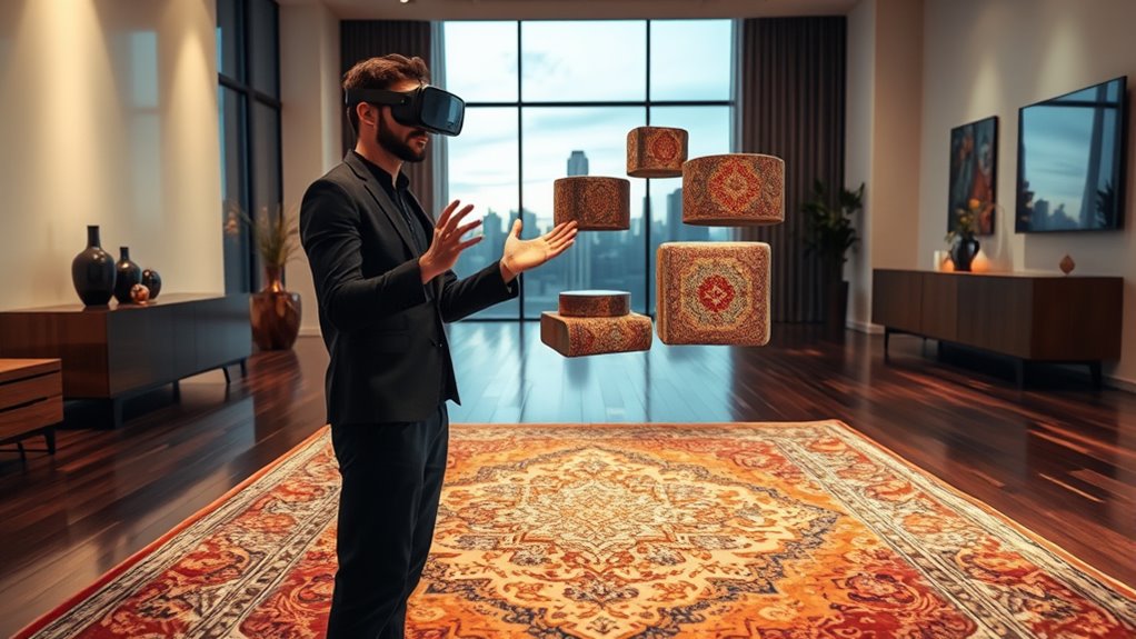 virtual rug shopping experience