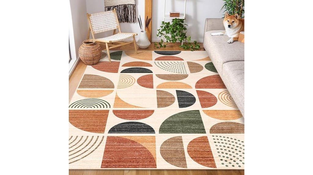 washable 5x7 area rug