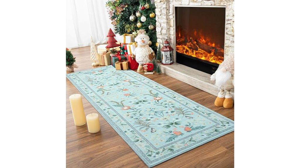 washable boho bedroom rug