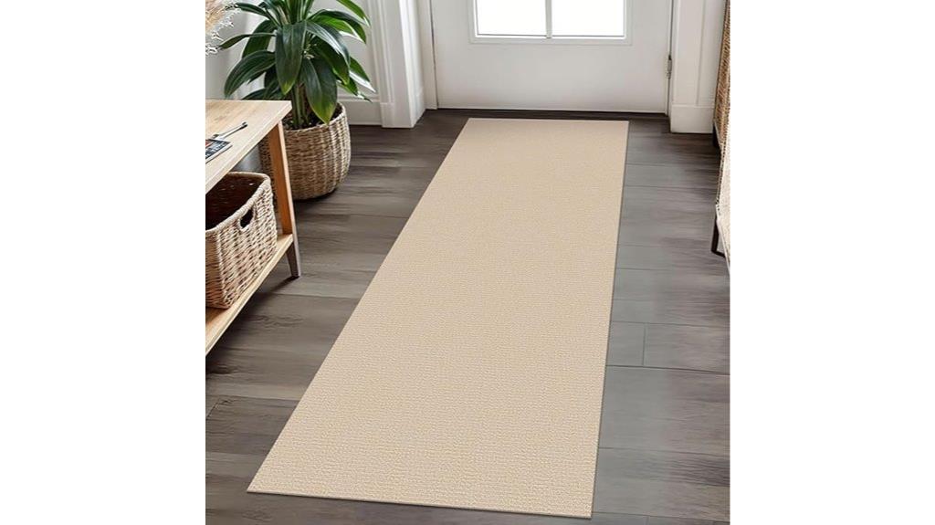 washable hallway rug