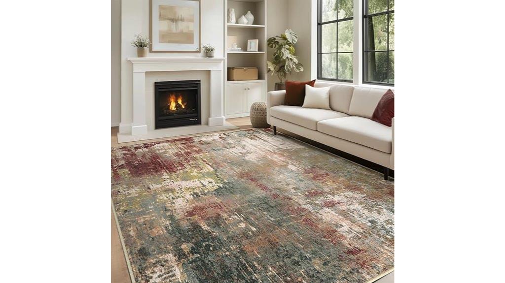 washable modern abstract rugs