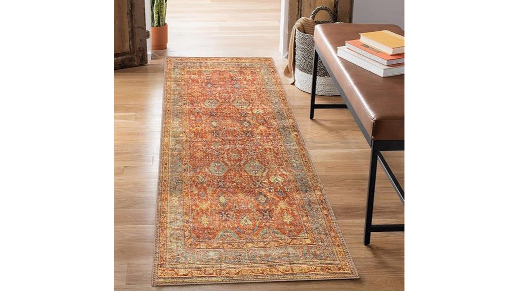 washable non slip runner