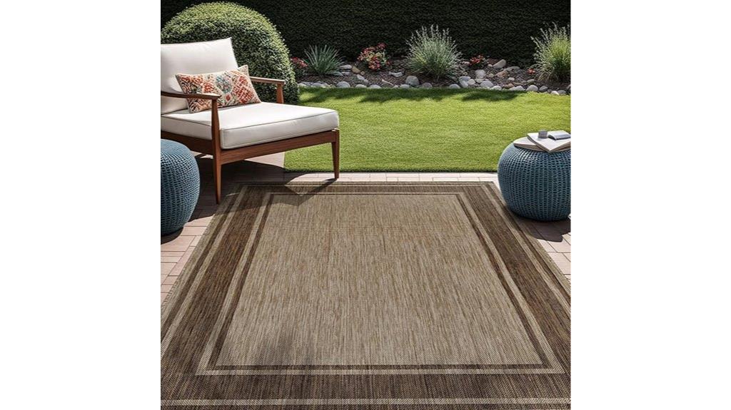 waterproof 5x7 patio rug