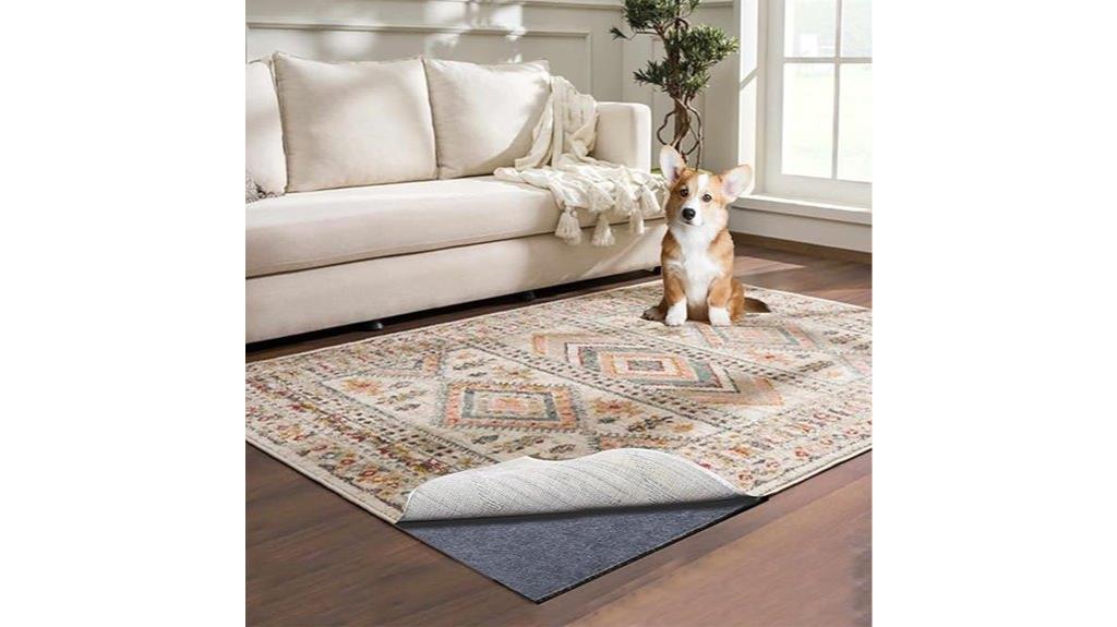 waterproof non slip rug pad