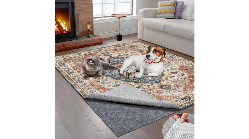 waterproof non slip rug pad