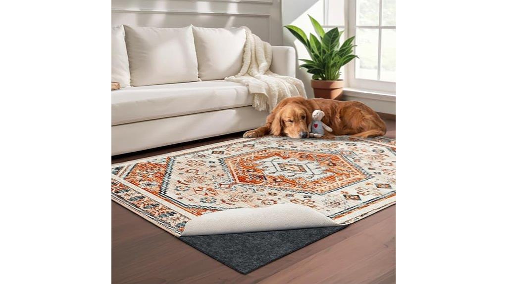 waterproof rug pad 3x5