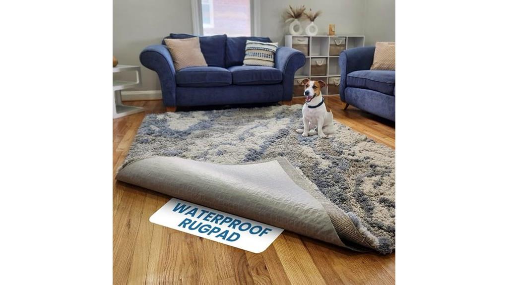 waterproof rug pad 6x9