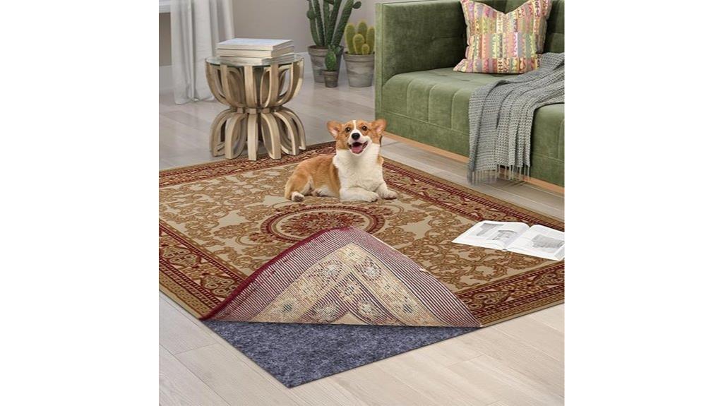 waterproof rug pad grip