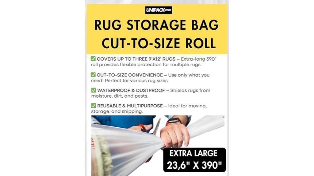 waterproof tear resistant rug cover