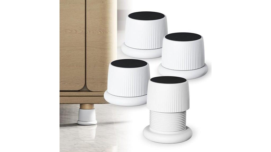 white 4 piece riser set
