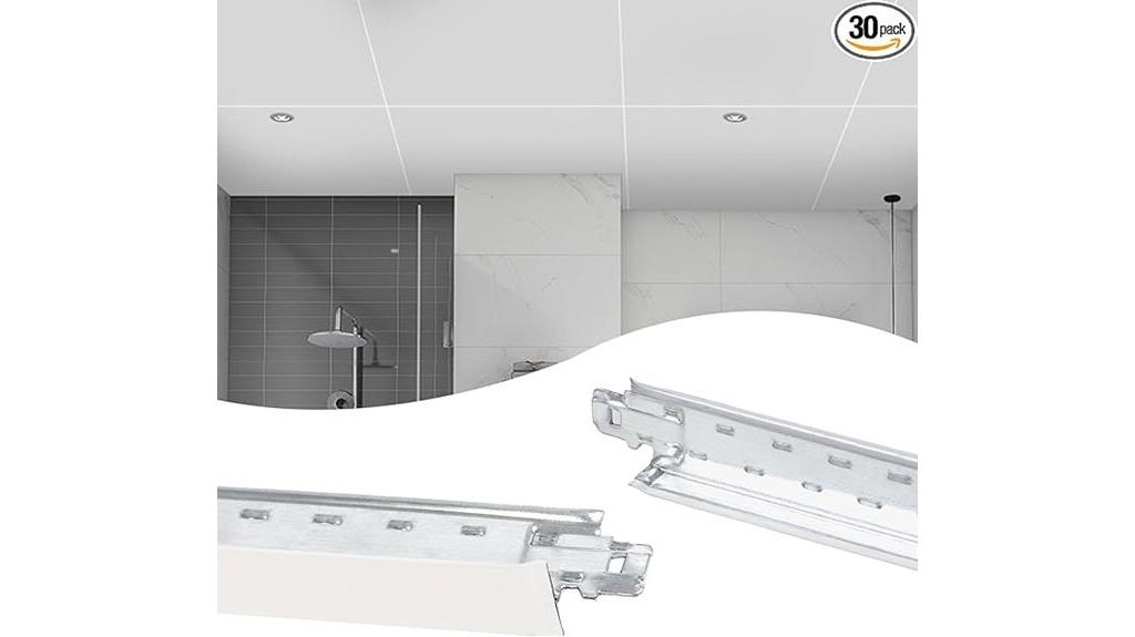 white ceiling drop kit