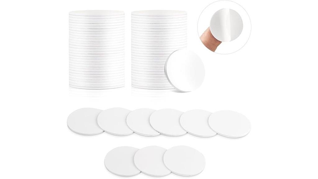 white ntag215 nfc stickers