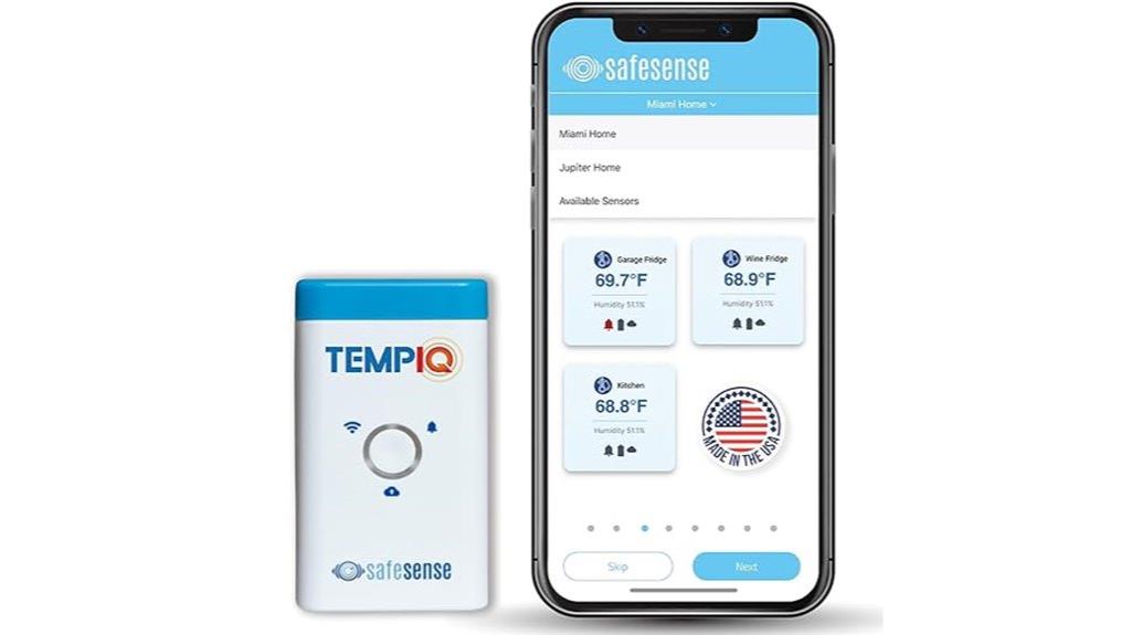 wifi sensor with alerts