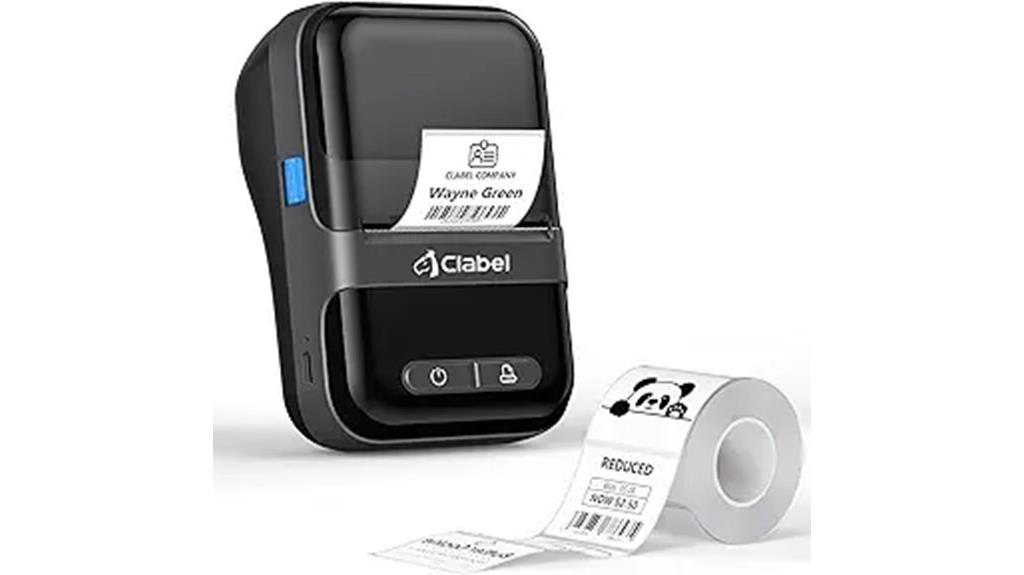 wireless bluetooth label printer
