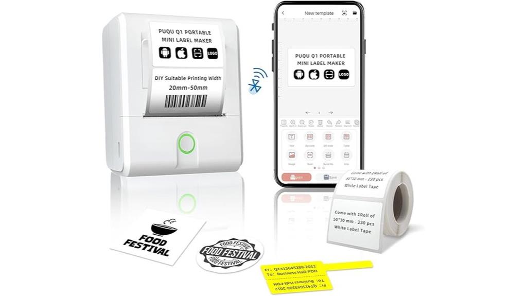 wireless label maker printer
