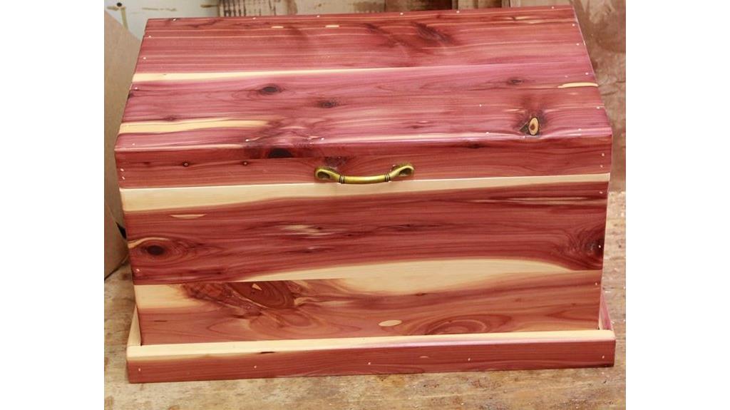 wooden cedar hope chest
