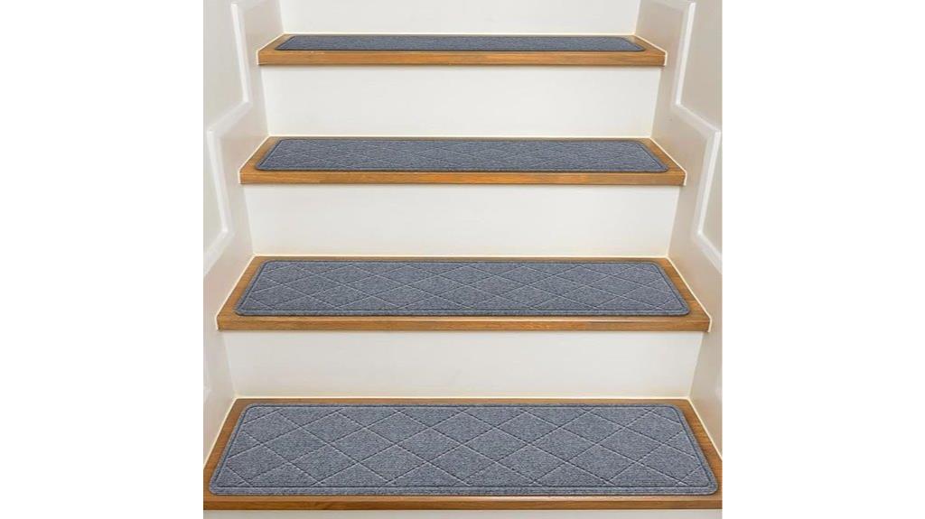 wooden indoor step treads