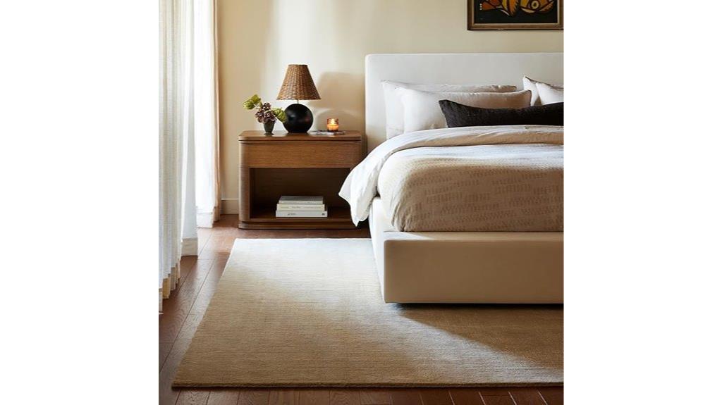wool blend rug 10x14