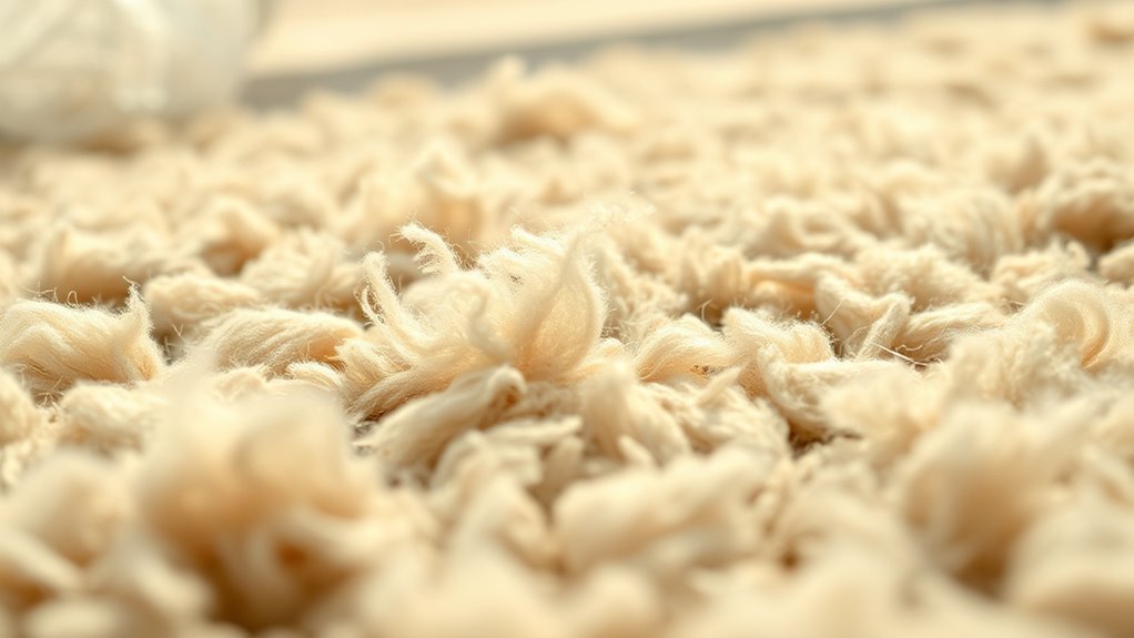 wool rug shedding period