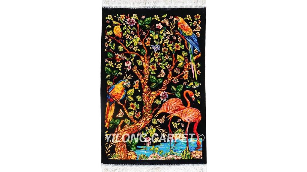 yilong handmade silk rug