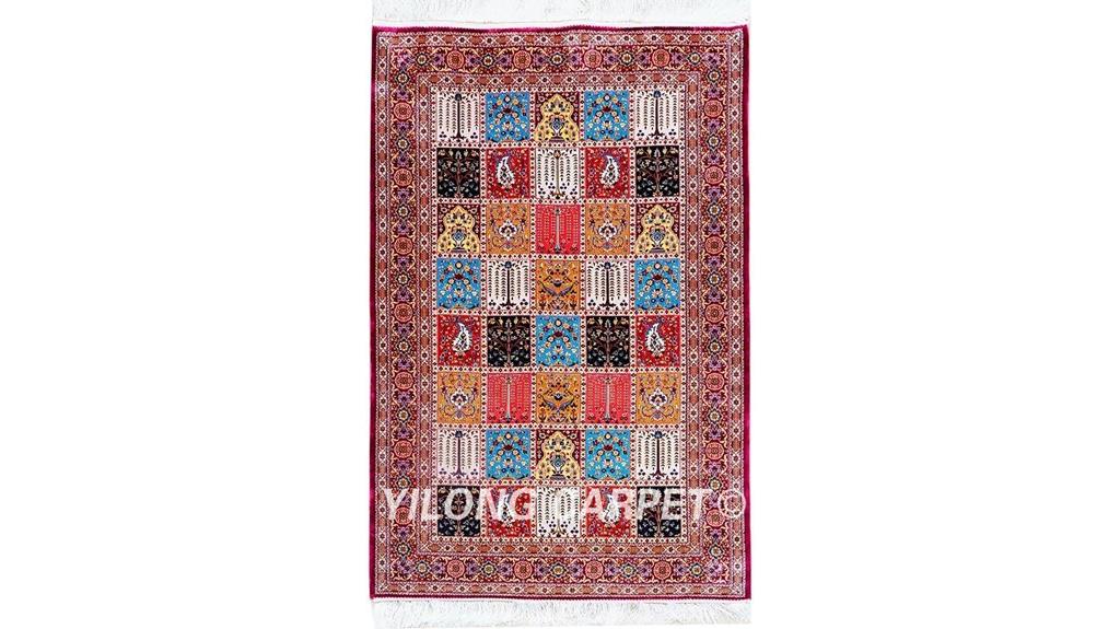 yilong silk rug 3 3x5ft