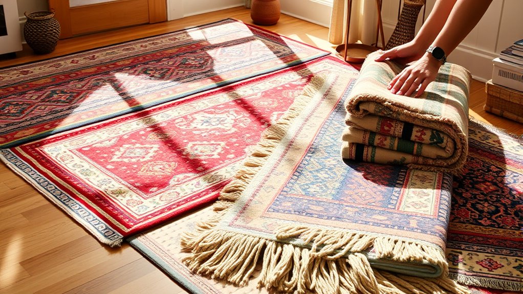 affordable vintage rug collection