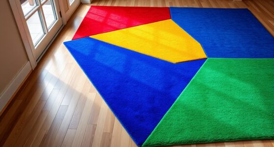 bold rug color combinations