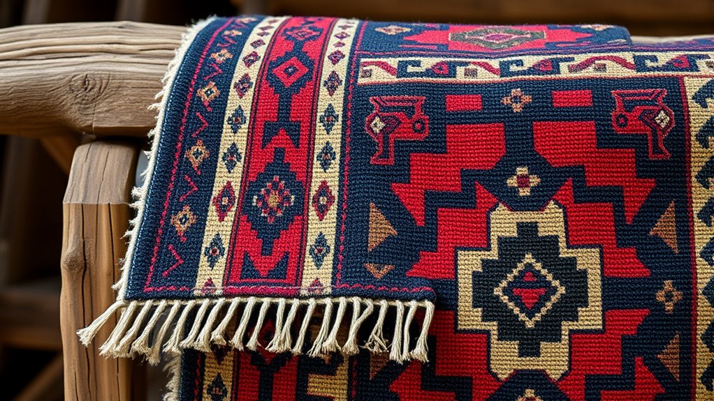 caucasian rug craftsmanship and dyeing