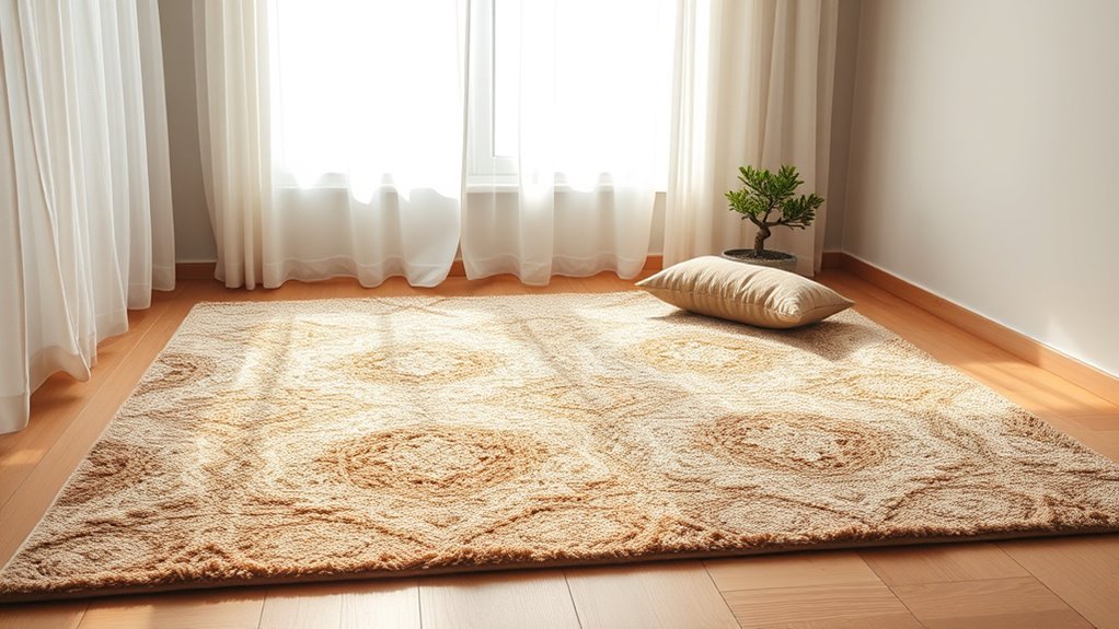 choose calming supportive rug
