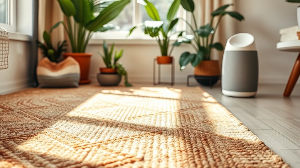 choose low voc natural rugs