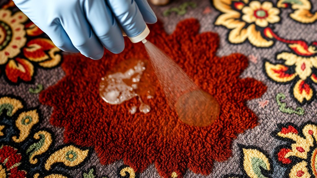 cleaning coffee tea stains