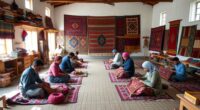 cooperative rug weaving communities