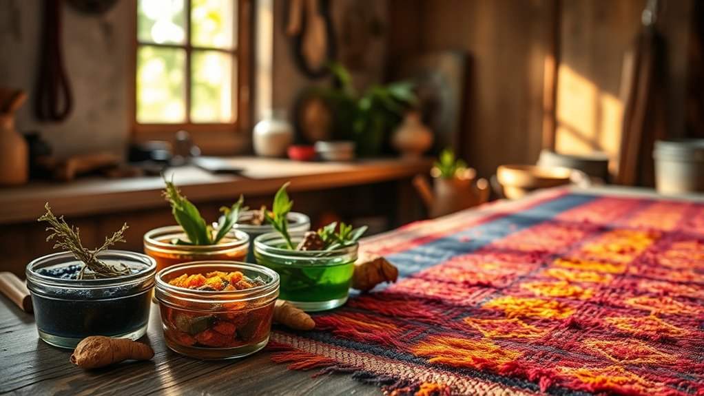 eco friendly plant and mineral dyes