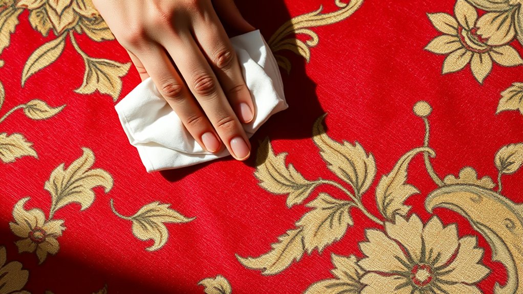 gentle silk rug spot cleaning