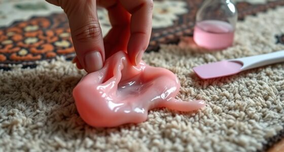 gum removal from carpets