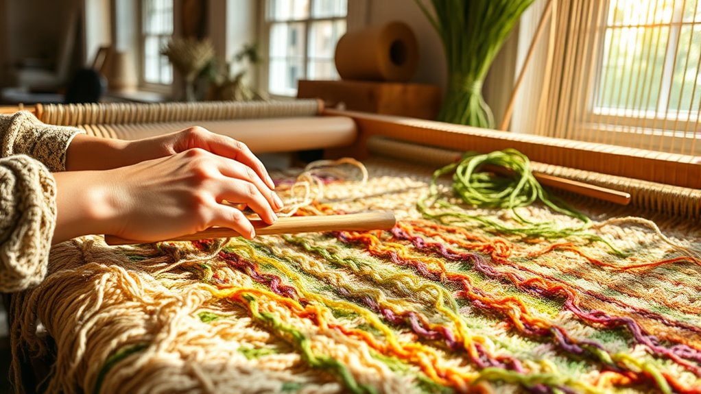 hemp s sustainable rug weaving